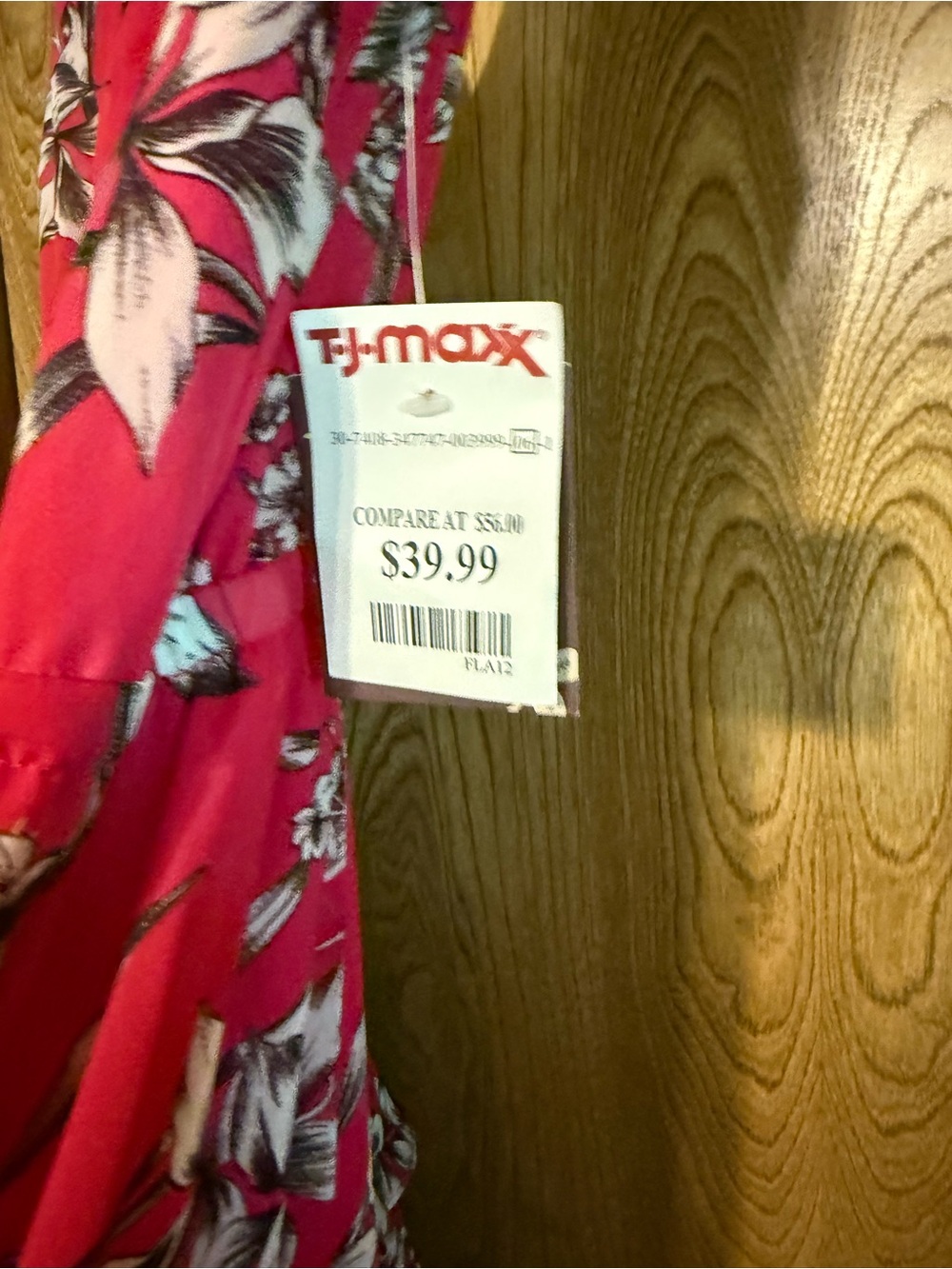 Taylor Dress Sleeveless Fuchsia Floral V-Neck Tiered Maxi Dress. NWT - Picture 7 of 12